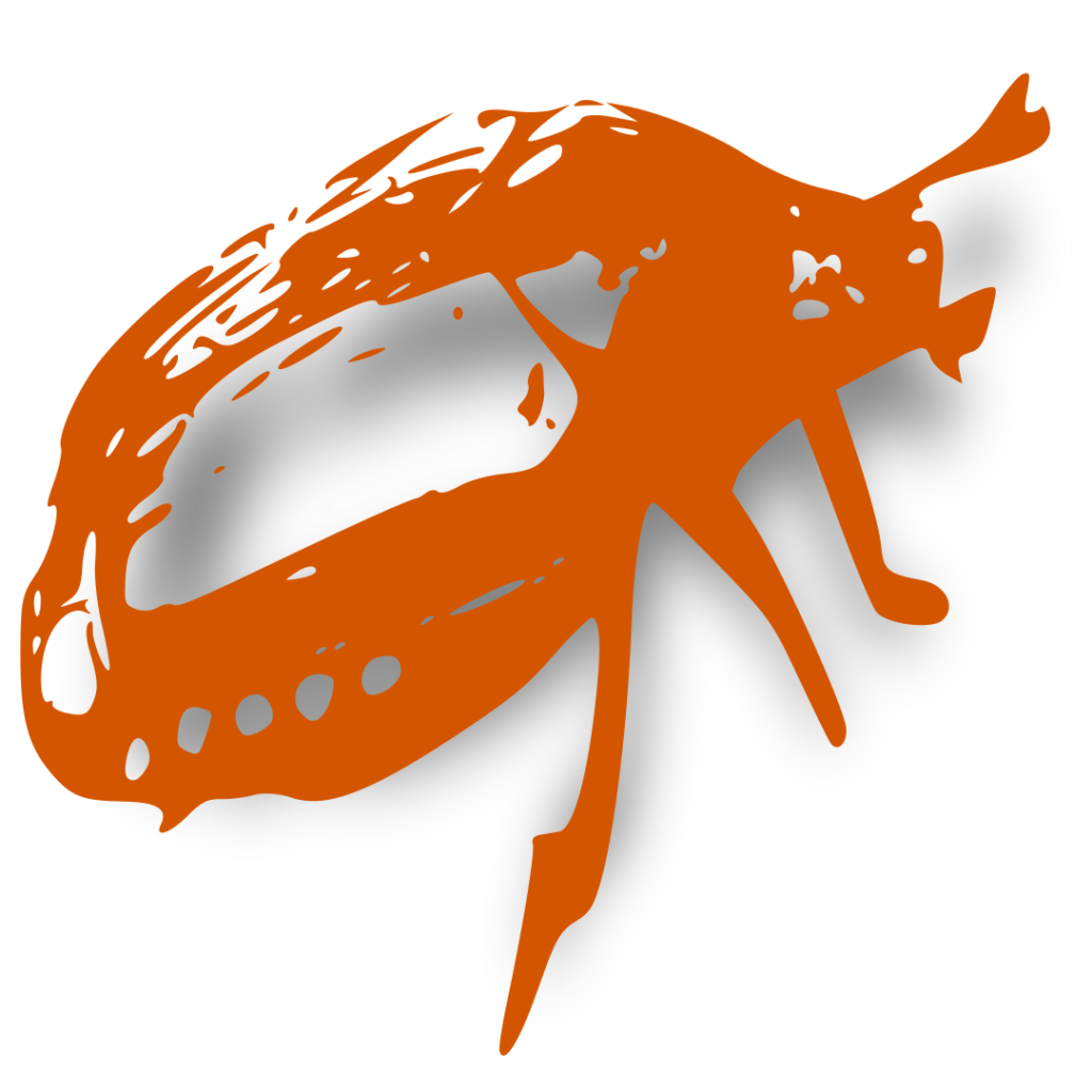 orangener Käfer