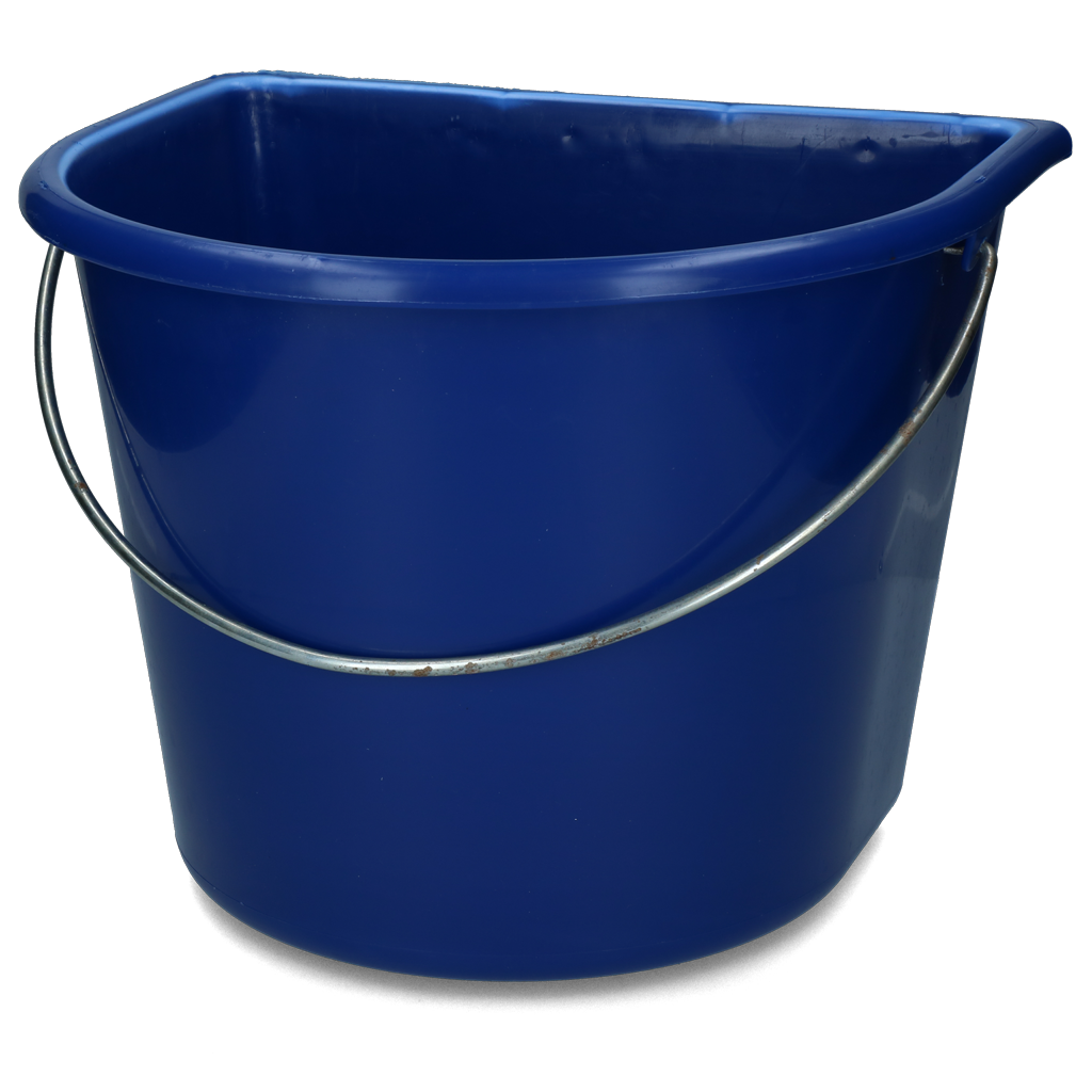 Eimer mit flacher Seite 15 l Blau