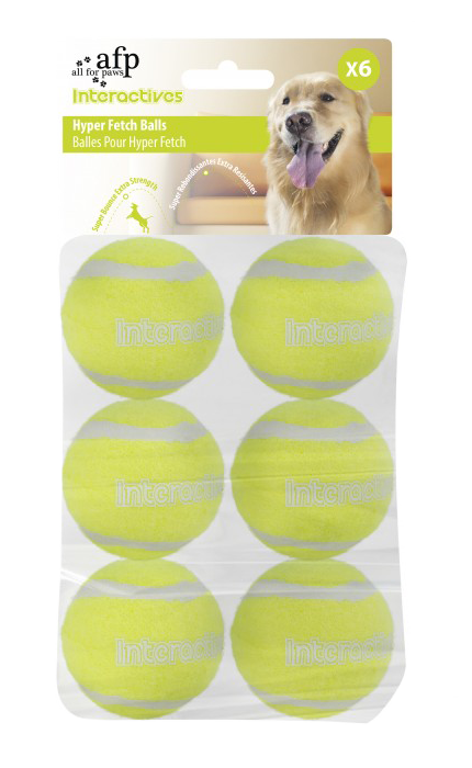 AFP Interactives - Hyper Fetch Super Bounce Tennis Ball (6-pack) 