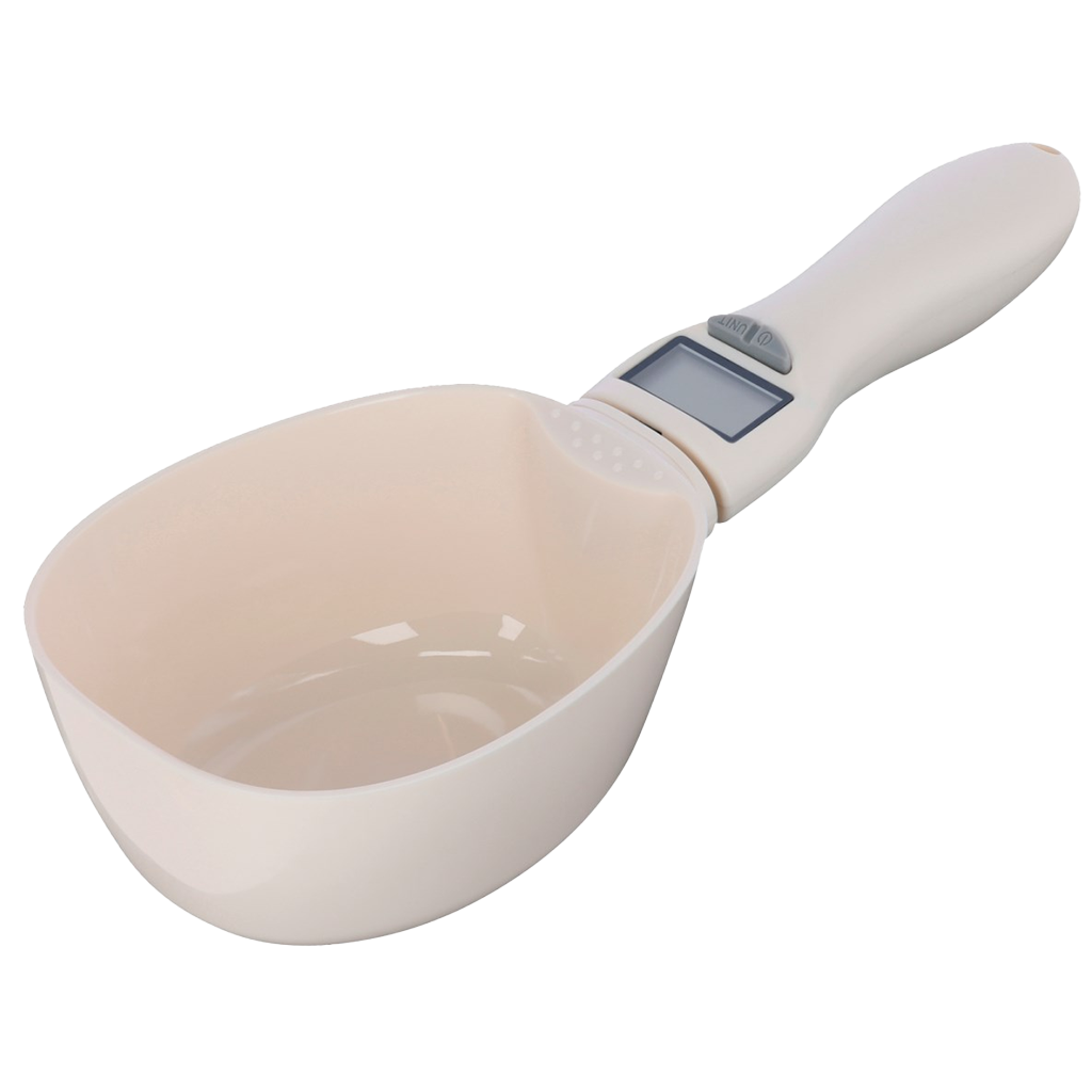 Futterschaufel mit Digitalwaage 