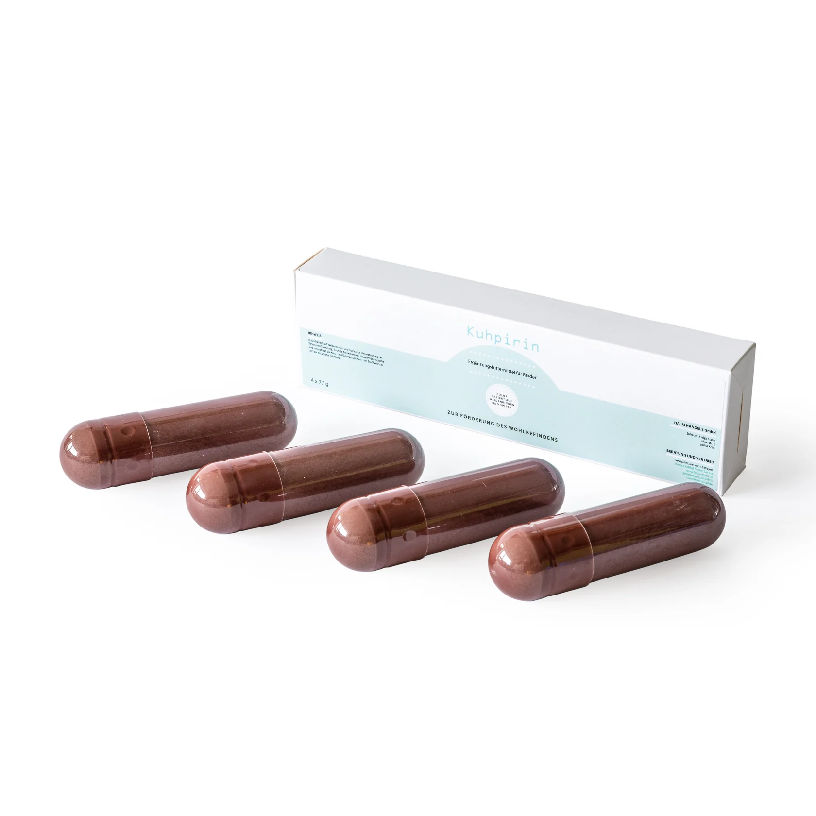 Kuhpirin Bolus - fördert das Wolhbefinden von Rindern bei Stress und Anspannung - 4 Boli