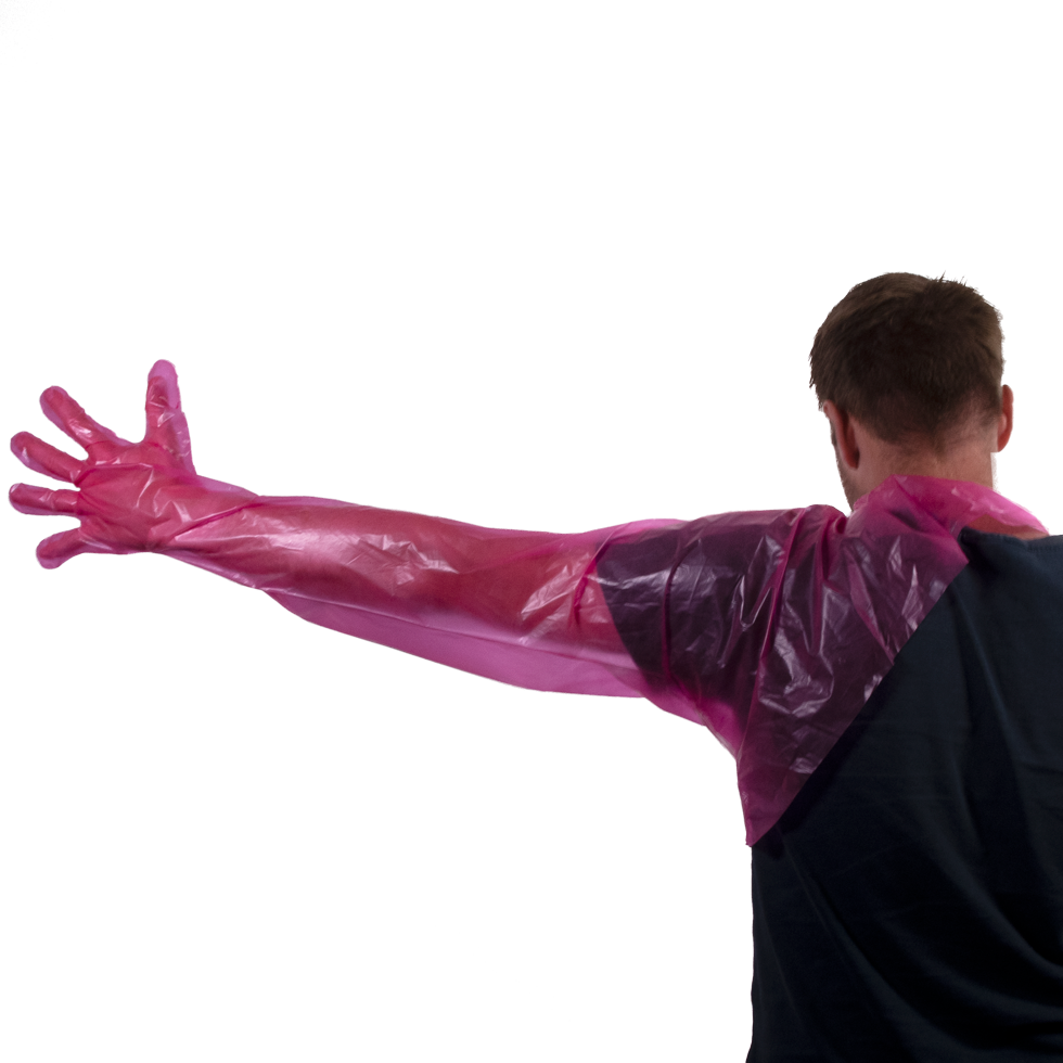 Einweghandschuh Schultermodell 