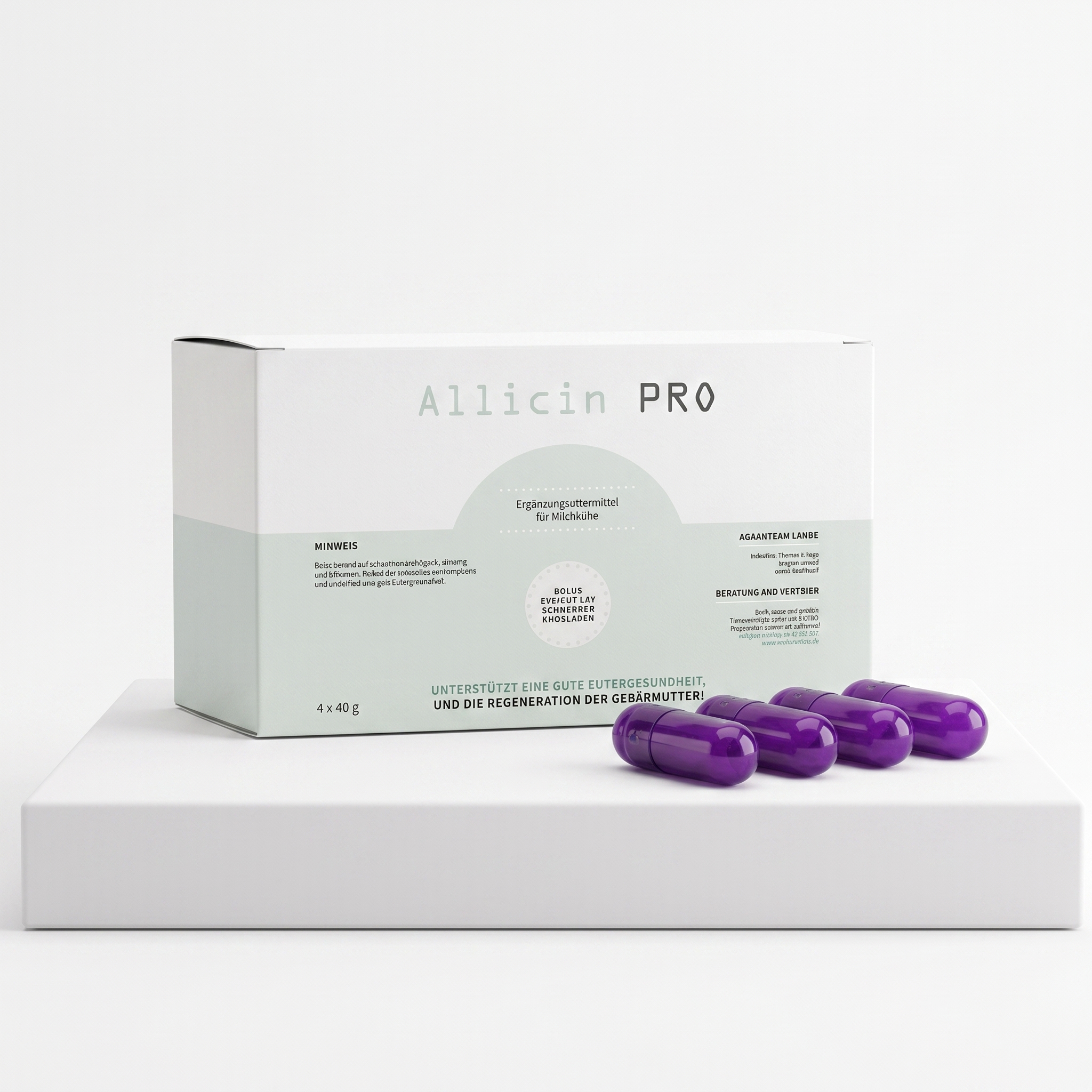 Allicin pro – Zur Förderung der Eutergesundheit - 4 Boli / 12 Boli