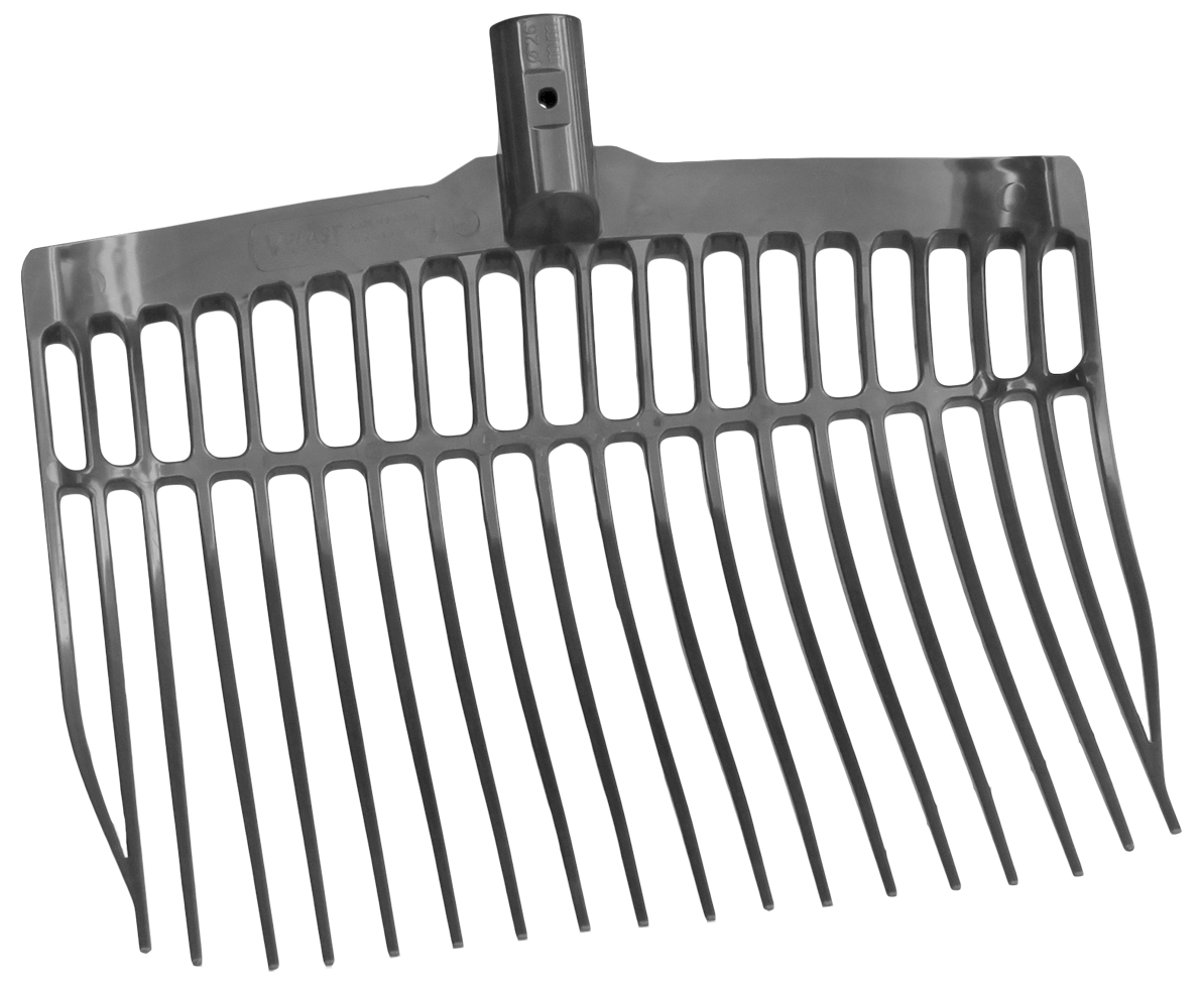 Dunggabel ohne Stiel Grau