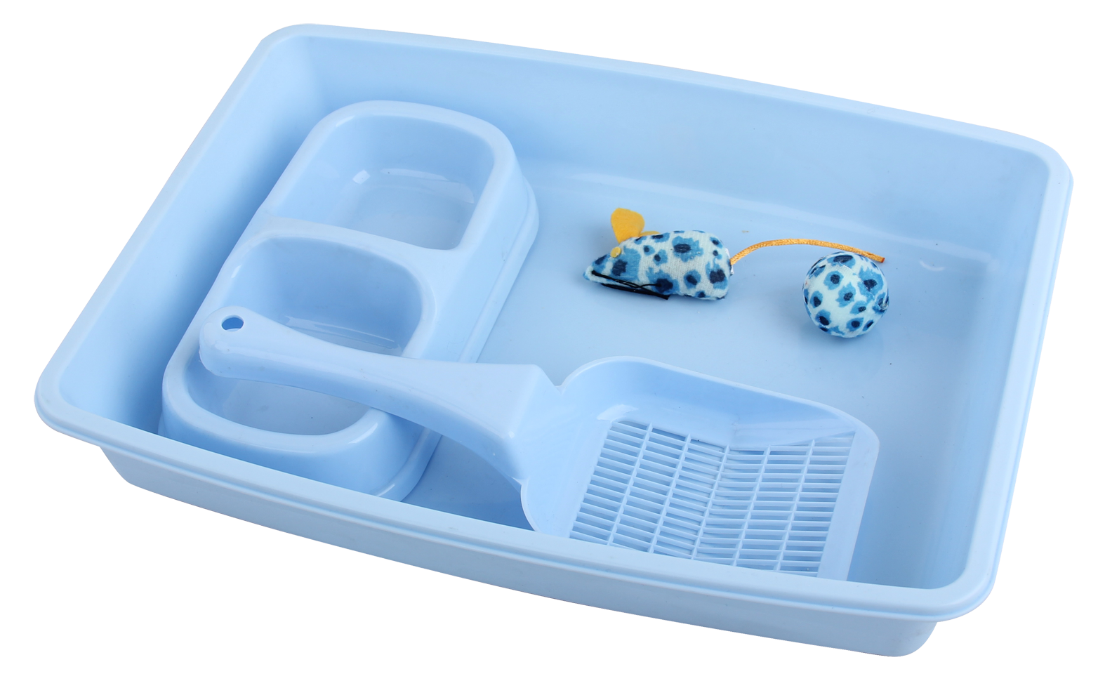 Pawise Kitten Starter Set Blau