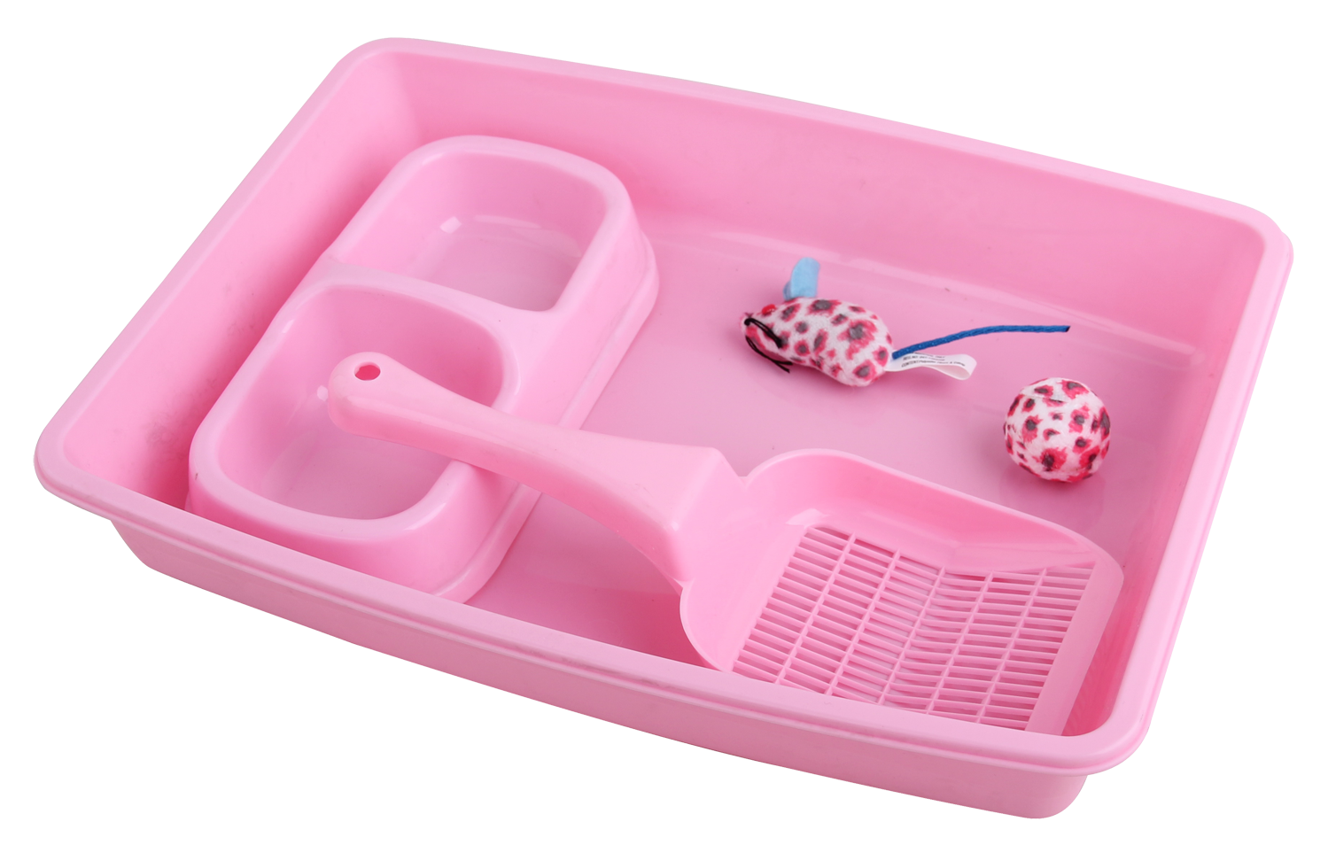 Pawise Kitten Starter Set Rosa