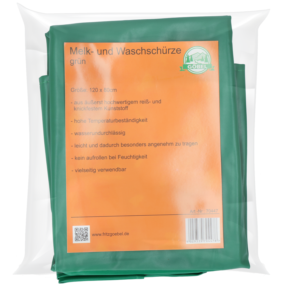 Milch- und Wasserschürze Multifunktional 80 x 120 cm Grün