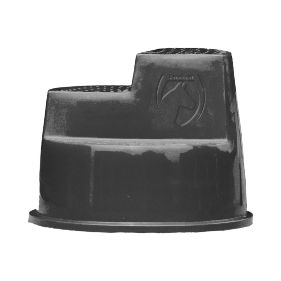 Excellent Horse Aufstiegshilfe 3 Stufen Schwarz