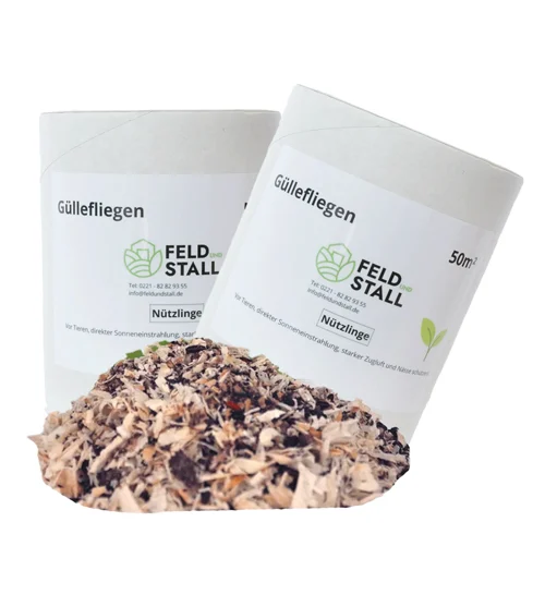 Güllefliegen – Bekämpft Stallfliegen und auch Larven der Stubenfliege (5 Auslieferungen) für 100m²