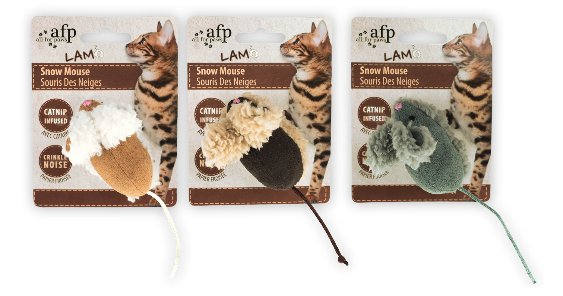 AFP Lambswool - Snow Mouse