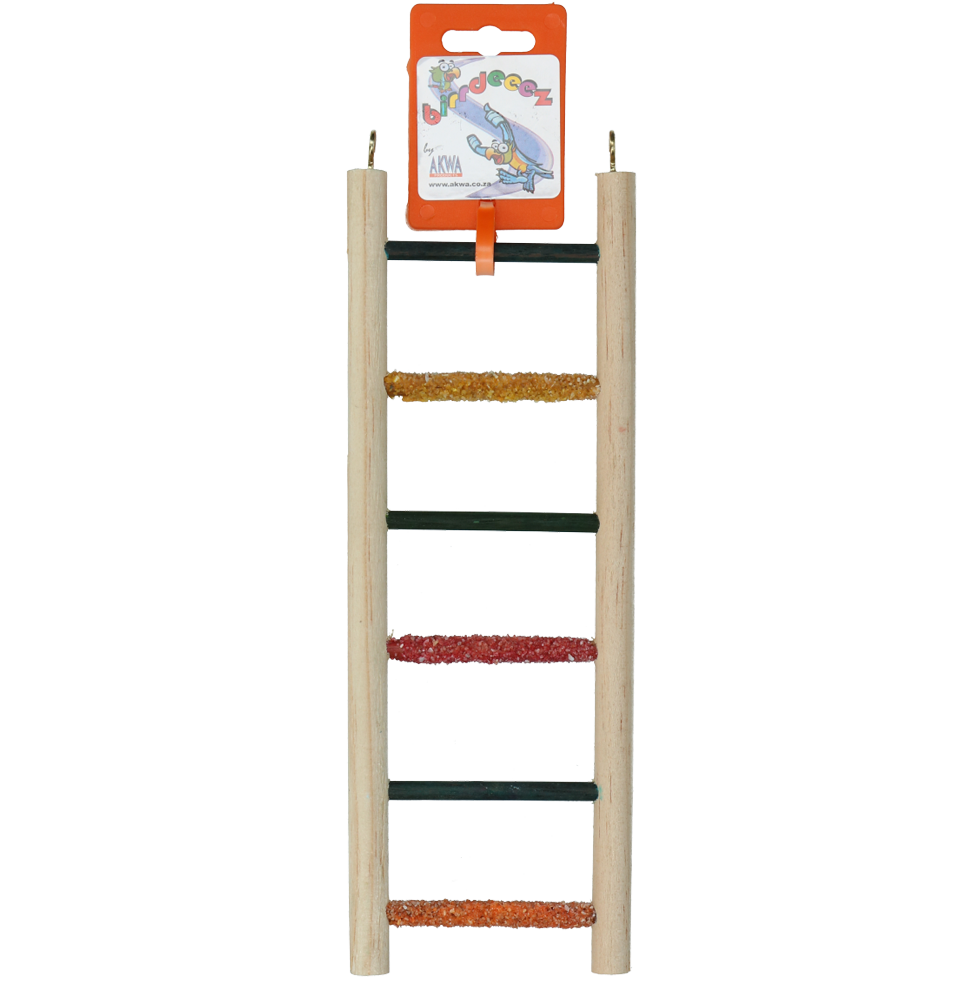 Birrdeeez Leiter All Wood Sittich 6 Stufen