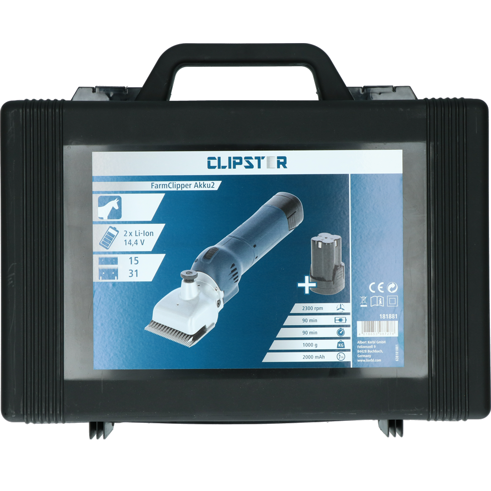 Clipster FarmClipper Akku2 Pferd