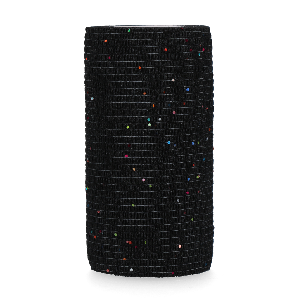 Excellent Animal Glitter Bandage Pro 10 cm - Schwarz