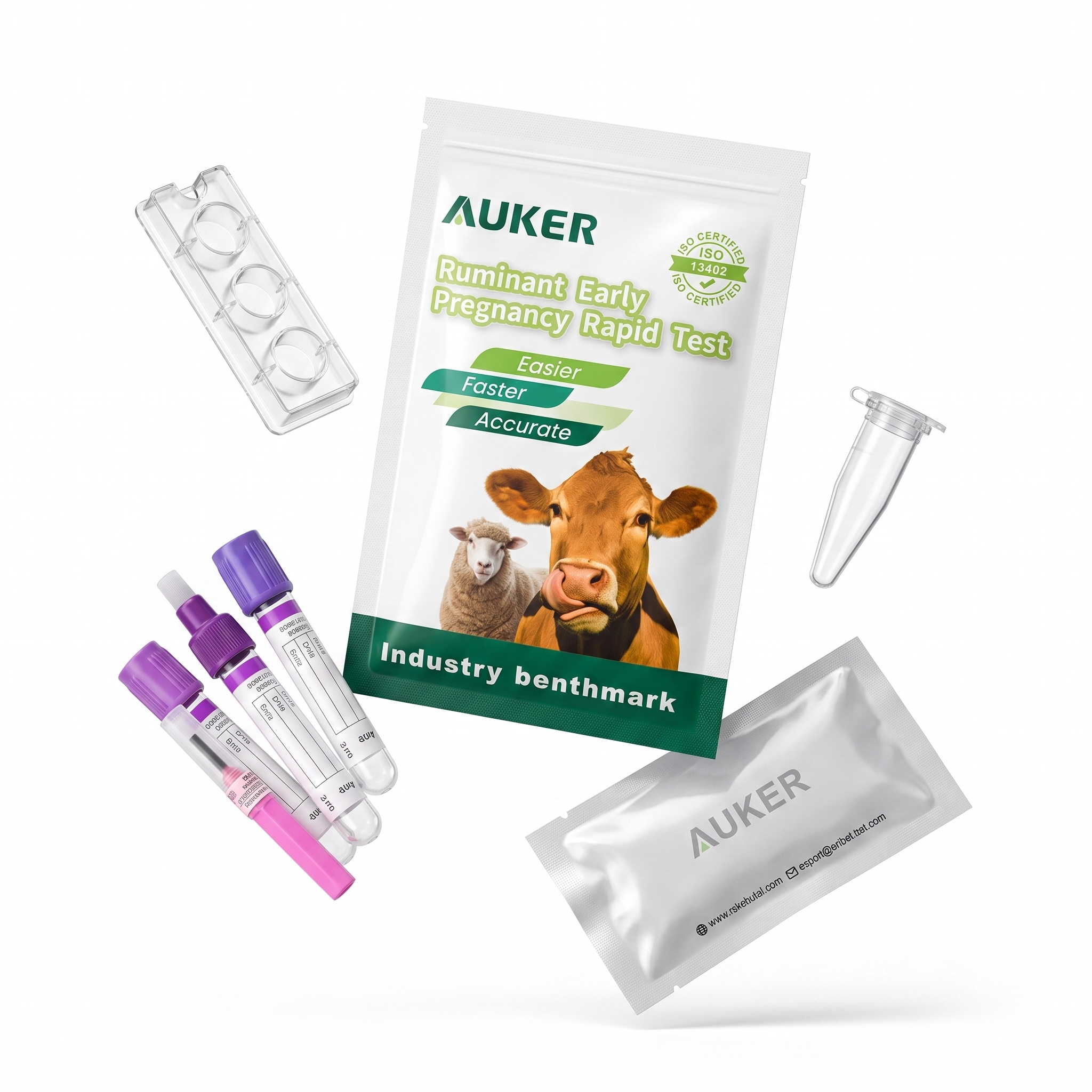 Trächtigkeitstest für Rinder & Schafe (Bluttest) - 25 Stk.