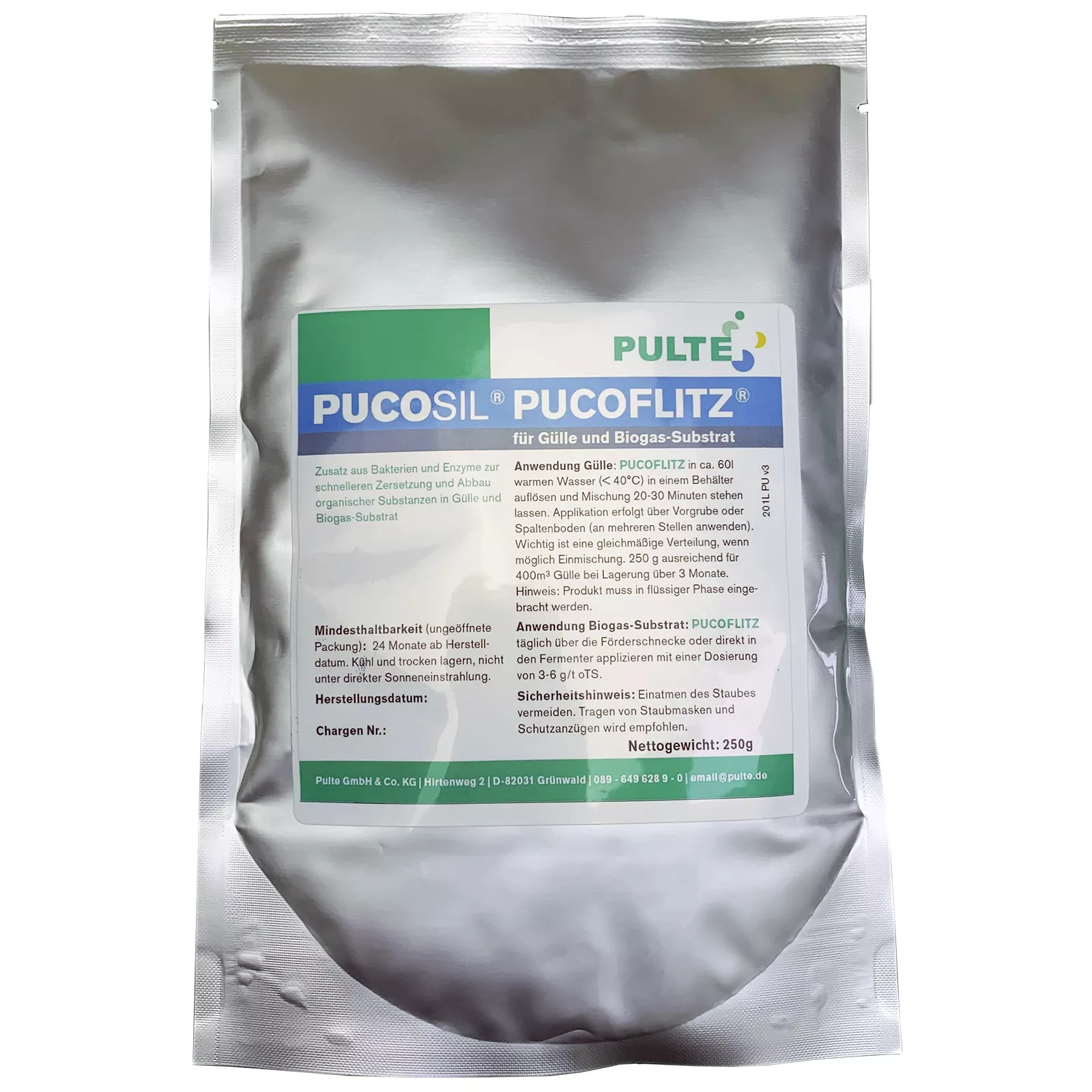 PUCOSIL PUCOFLITZ 250g für 400m³