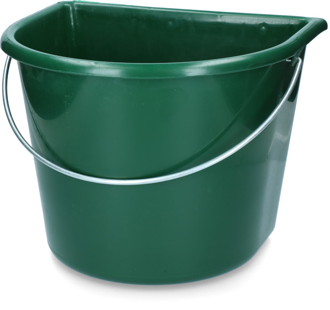 Eimer mit flacher Seite 15 l Grün