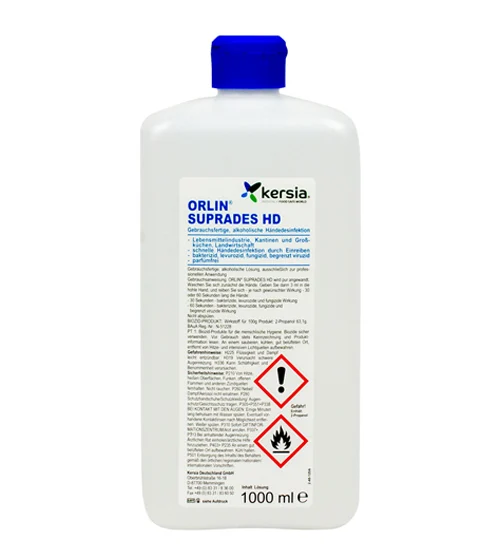 ORLIN SUPRADES HD – Hand & Flächen-Desinfektionsmittel gegen Viren & Bakterien 1L Flasche