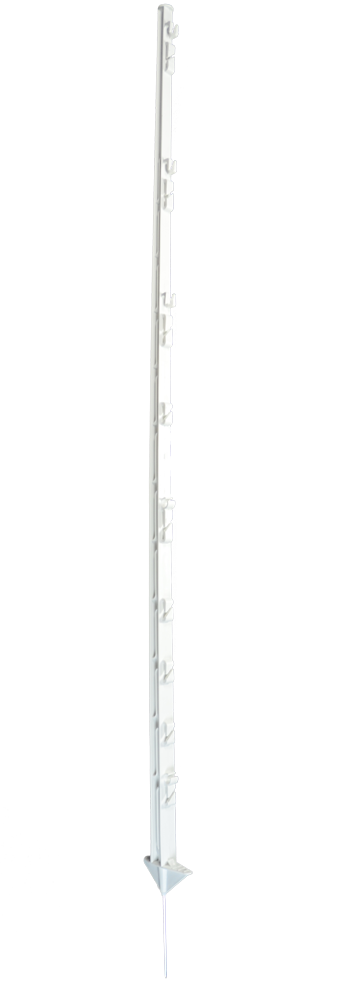 ZoneGuard Kunststoffpfahl 150 cm Weiss