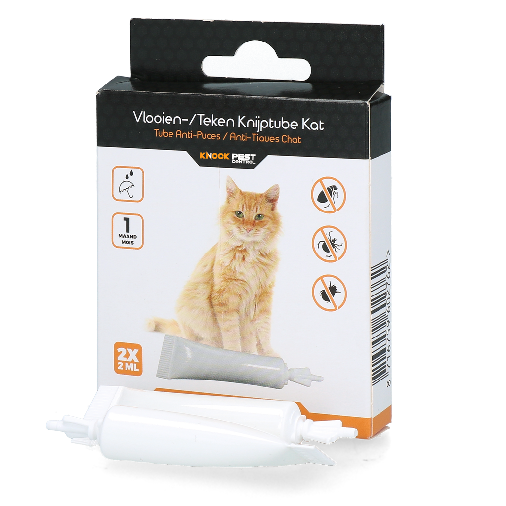 Knock Pest Floh-Zeckentube Katze NL/FR
