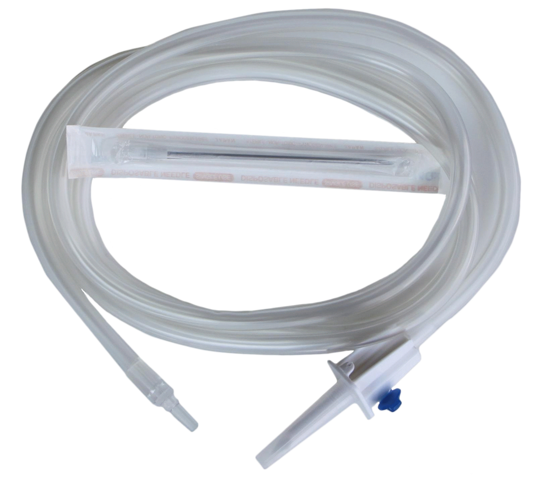 Infusionsset mit Durchstechnadel + Nadel 