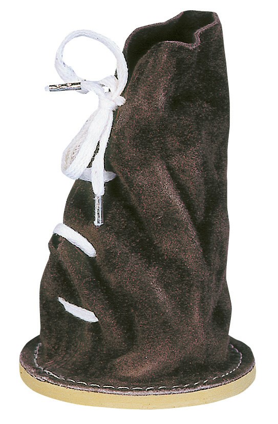 Schafschuh aus Leder 