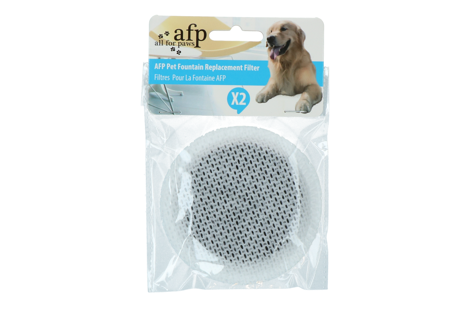 AFP Lifestyle 4 Pets - Pet Fountain Replacement Filter (2-Pack) 