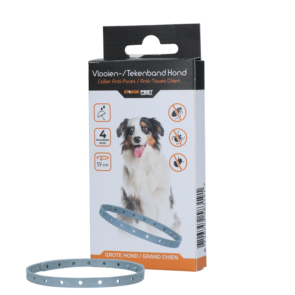 Knock Pest Floh/Zeckenhalsband Hund 59 cm NL/FR