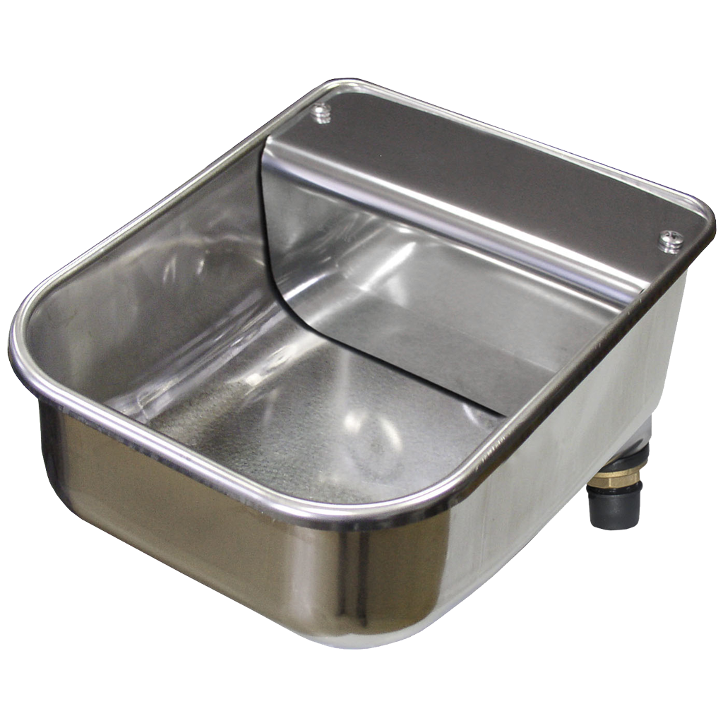 Tränkebecken All Animals mit Schwimmerventil Edelstahl 5 l